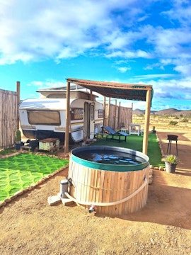 Western Cape Accommodation at Karoo Stone Rustic Caravan | Viya