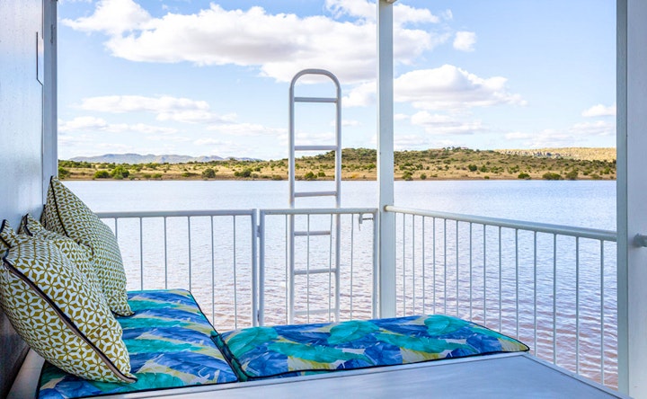 Northern Cape Accommodation at Karoo Queen Houseboat | Viya