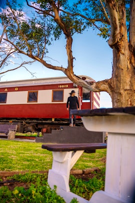 Western Cape Accommodation at The Red Caboose Train Carriage | Viya